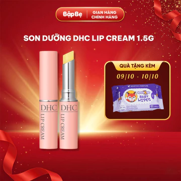 Son dưỡng môi DHC Lip Cream không màu, dưỡng ẩm cho môi, làm hồng, cải thiện tình trạng nứt nẻ 1,5g