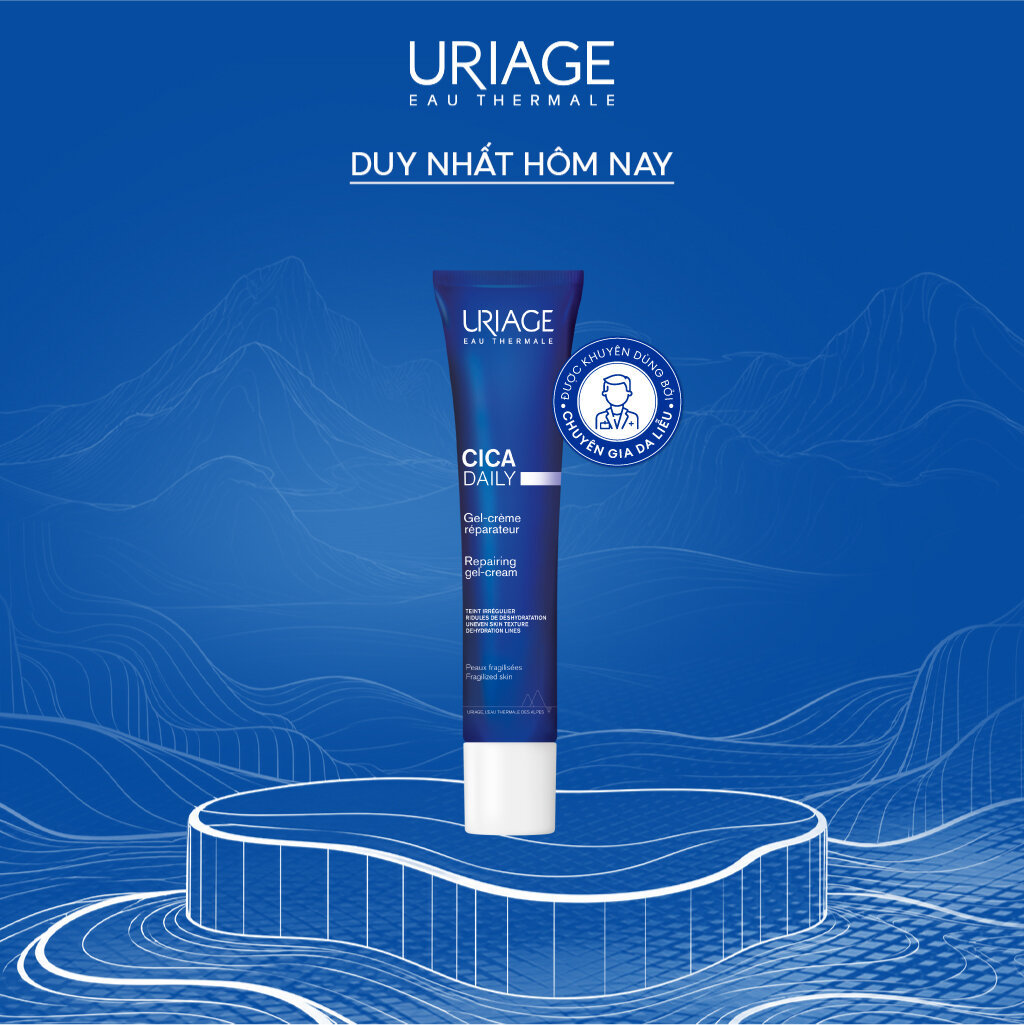 Kem làm dịu và phục hồi da tổn thương hằng ngày URIAGE CICA DAILY GEL-CREAM 40ml