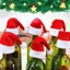 5 / 10 Chiếc Mũ Giáng Sinh Bộ Đồ Ăn Trang Trí Giáng Sinh Cho Gia Đình Xmas Knifves Bao Quà Tặng