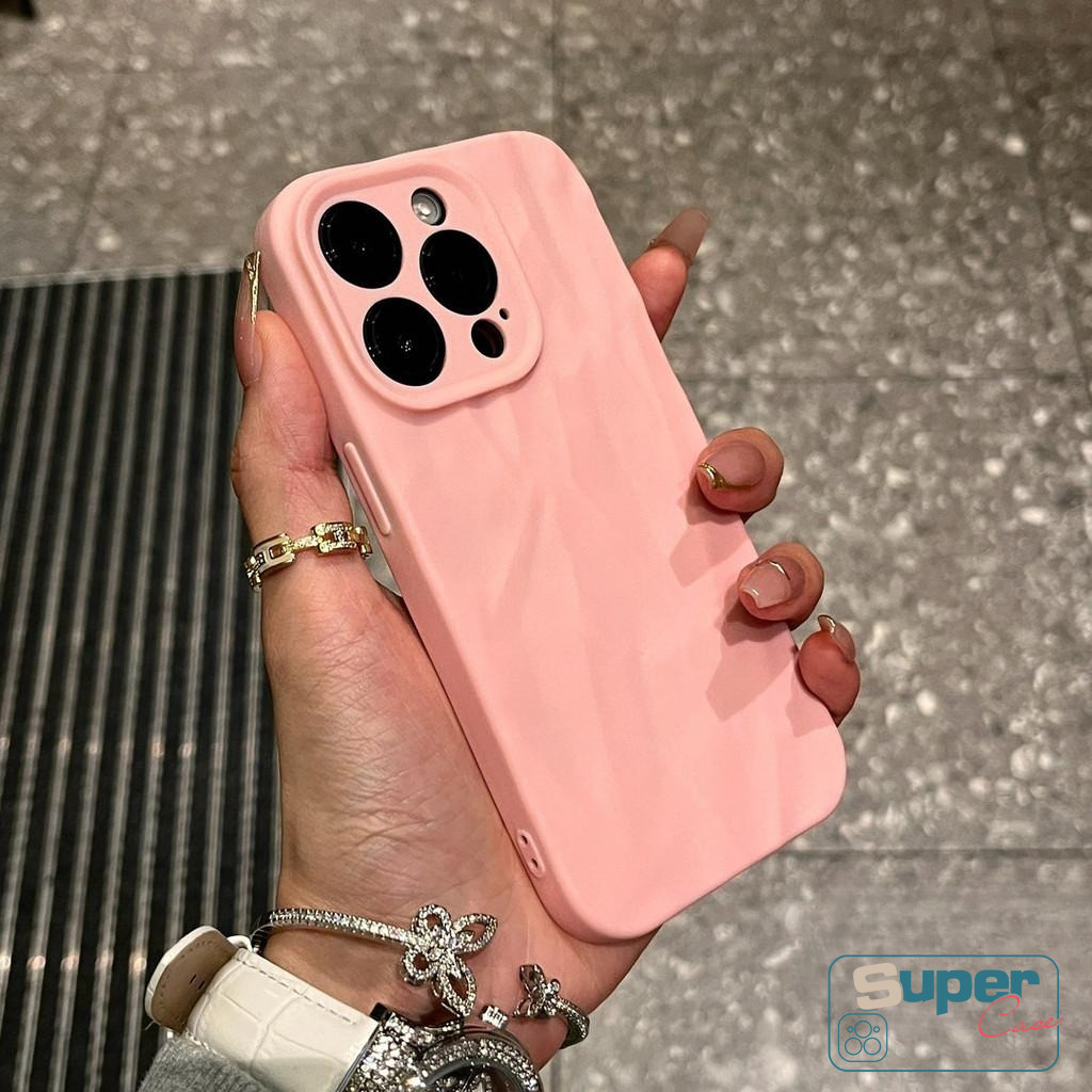 Ốp Lưng Tương Thích Cho IPhone 16 15 13 11 14 12 Pro Max XR X XS Max 16 15 13 11 Pro 16 14 15 Plus SE Thời Trang Đơn Giản Sang Trọng Nhiều Màu Kẹo Màu Sắc Sang Trọng Không Đều Nhăn Matte Cover