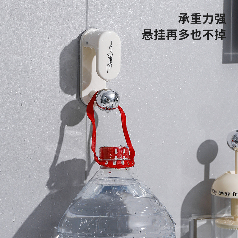 Chậu Rửa Móc Phòng Tắm Không Đục Lỗ Kệ Bảo Quản Nhà Vệ Sinh Mạnh Dính Móc Giá Để Đồ Nhà Vệ Sinh