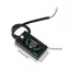 EDIWANY 1 Chỉ báo dung lượng pin, có báo động nhiệt độ LiFePO4 Đồng hồ đo điện pin Lithium axit chì, Vôn kế kỹ thuật số màn hình LCD DC8-100V bền bỉ cho dụng cụ ô tô
