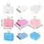 OXXGGKAO 2Pin Ổ Cắm Mở Rộng Chuyển Đổi 2 Prong Cắm Sang 3 Prong 2 Prong Ổ Cắm Sạc An Toàn
