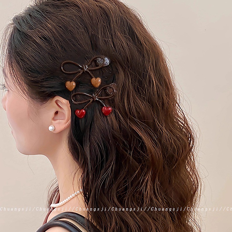 Kẹp tóc hợp kim phong cách Hàn Quốc dành cho nữ, tiện dụng để kẹp tóc bên trán