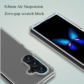 Ốp điện thoại Lereach Crystal Clear cho Samsung Galaxy Z Fold 7 Fold 6 / Flip 6 7 FE - Chống sốc siêu mỏng | Chống Trầy Xước