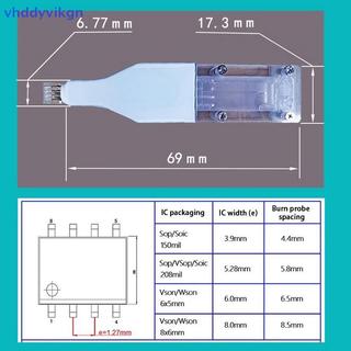 VHDD Sop8 W-son Chip Tải Burn Write Probe Spring Needle Flash Eeprom Chip Burner Cable VN