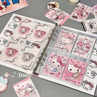 Sổ Đựng Card Mèohe Binder A5 Album Rỗng Hoạ Tiết Hoạt Hình Đựng Ảnh Bo Góc Thần Tượng Timo VPBL26