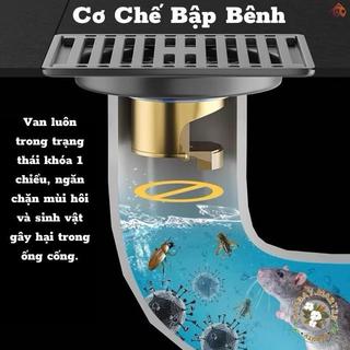 ￼Nắp cống ngăn mùi hôi, nắp đậy cống thoát sàn nhà tắm, nhà vệ sinh chống côn trùng thông minh