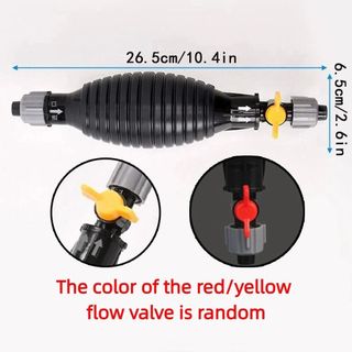 Máy bơm vòi Siphon xăng SENRTY, Máy bơm dầu khí cầm tay an toàn, Ống hút có ống bền màu đen Khóa cố định chuyển dầu Dầu bơm nhiên liệu