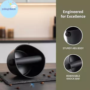 Pufangbliss Cà Phê Kno Hộp Chống Trượt Sho Thấm Hút Xay Đổ Espresso Đất Thùng Rác Cafe Cho Barista Portafilter Phụ Kiện Dụng Cụ VN