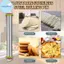 Pufangbliss 17 Inch Thép Không Gỉ Cán Pin Có Thể Điều Chỉnh Nhẫn Chống Dính Bề Mặt Bột Con Lăn Bánh Ngọt Pizza Nướng Tại Nhà Bếp VN