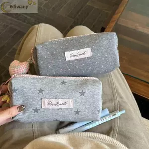 Bút Chì Hàn Quốc EDIWANY, Túi Đựng Văn Phòng Phẩm Dung Tích Lớn Di Động, Túi Rửa Bút Chì Ins Phong Cách Làm Đẹp Cao Cấp