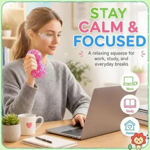 Yên Tĩnh Bóp Cảm Giác Căng Thẳng Bóng Nhiều Màu Đá Họa Tiết Đồ Chơi Fidget Cho Gia Đình Đi Học Du Lịch Mọi lứa tuổi Sử Dụng