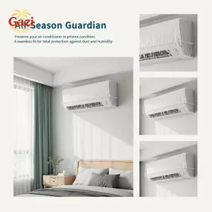 10 Vỏ chống bụi AC dùng một lần trong suốt Vỏ bảo vệ chống nước PE đa năng cho máy điều hòa đứng trên sàn gia đình [VN]