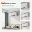 10 Vỏ chống bụi AC dùng một lần trong suốt Vỏ bảo vệ chống nước PE đa năng cho máy điều hòa đứng trên sàn gia đình [VN]