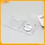Hộp đựng phấn mắt vuông Mini VFZ có nắp trong suốt & tấm nhôm Nhựa DIY Blush Hộp đựng dụng cụ trang điểm Louislifecool