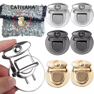 CATIYAHA 1 / 5 Cái Bắt Khóa, Phụ Kiện Túi DIY Linh Kiện Khóa Túi, Đóng Cửa Phần Cứng Snap Craft Khóa Kim Loại Cho Túi Xách Ví Totes