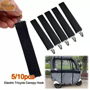 NKSFX 1 / 5 Cái Móc Tán Chống Gió, Móc Tán Xe Đạp Điện Nhẹ Co Giãn, Móc Che Nắng Đa Năng Bằng Kim Loại Trượt