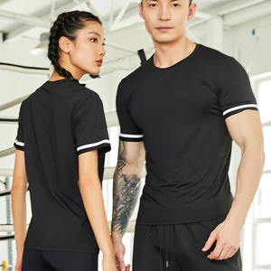 Áo thun ngắn tay chạy bộ nhẹ và thoáng khí mùa hè cho cả nam và nữ