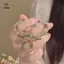 Vòng tay đính cườm khớp tre xanh phong cách Trung Quốc dành cho nữ Thời trang độc đáo Vòng tay quyến rũ tinh tế Quà tặng trang sức [Mina]