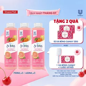 Combo 3 chai sữa tắm St.Ives Cam chanh 700ml