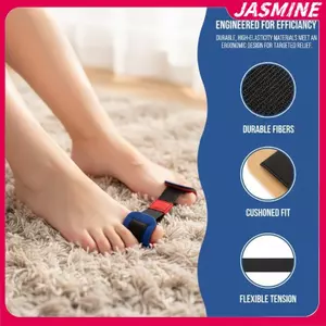 JASMINE Ngón Chân Tách Hallux Valgus Corrector Đai Có Thể Điều Chỉnh Bunion Giảm Dây Đeo Tập Luyện Để Phục Hồi Chân Hàng Ngày Và Tập Thể Dục JASMINE
