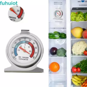 Nhiệt kế tủ lạnh FUHUIOT Máy dò thép không gỉ có độ chính xác cao Tủ lạnh Dụng cụ nhà bếp Giữ cảm biến nhiệt độ tươi mát