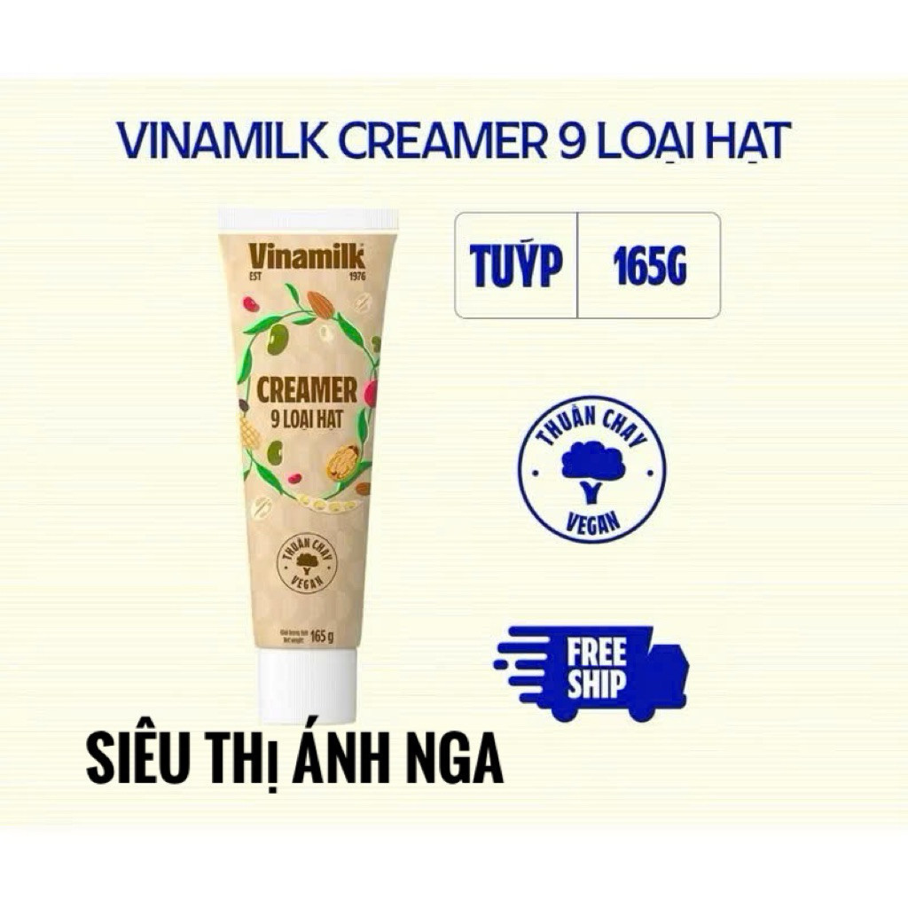 Combo 4 tuýp Sữa đặc Ông thọ 165g (6 vị: có đường, socola, dâu, 9 loại hạt, cà phê, matcha)