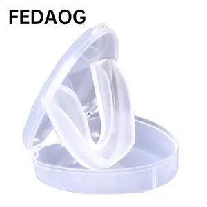 Bảo vệ miệng FEDAOG, EVA 5 màu Bảo vệ răng cho người lớn, An toàn thể thao Chuyên nghiệp Boxing Gum Shield Người lớn Trẻ em