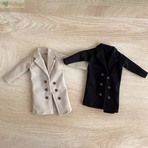 YOLOGO Áo dài tay Quần áo, Áo gió búp bê thời trang thông thường, Phụ kiện búp bê Mini DIY Áo khoác búp bê cho Azone19 Cơ thể chung ob24 / 26 / 27 fr pp Búp bê cho búp bê Blythe