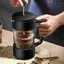 Nồi pha cà phê ép kiểu Pháp JUIC, Máy pha cà phê trà chịu nhiệt thủy tinh Borosilicate, Máy pha trà di động 350 / 600 / 1000ML