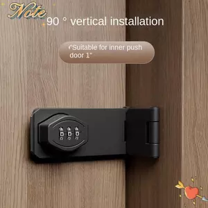 Khóa mã hóa kết hợp NOTE1, Khóa mật khẩu tủ hợp kim kẽm mã hóa 3 chữ số, Tủ khóa mã hóa phần cứng chống trộm không cần chìa khóa