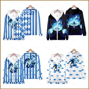 Shadow Milk Cookie Sang Trọng Cookie Run Kingdom anime Dây Kéo Áo Khoác Áo Khoác Unisex Top