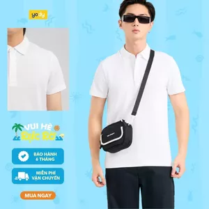 Áo polo nam YODY vải cafe thoáng mát, hạn chế mùi, thấm hút, giấu cúc thanh lịch APM7165