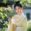 Ziyulinyuk Thêu Tay Quạt Hai Mặt Truyền Thống Phong Cách Vintage Hoa Văn Cho Vũ Hán Đồ Trang Trí VN