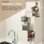 Ziyulinyuk Trong Suốt Treo Tường Giỏ Chứa Đồ Đa Chức Năng Sắp Xếp Ra Cho Nhà Bếp Phòng Tắm Phòng Ngủ Trang Trí Nhà VN