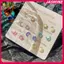 JASMINE Fantic Fairy Đầy Màu Sắc Ngôi Sao Mặt Trăng Bông Tai Bộ Nữ Y2K Hồng Tím Trong Suốt Dễ Thương Bông Tai Trang Sức Quà Tặng JASMINE