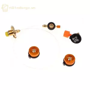 GE Cắm Trại Bếp Gas Nạp Khí Adapter Ngoài Trời Xi Lanh Lạm Phát Van Adapter Bình Gas Lò Kết Nối Cắm Trại BBQ Phụ Kiện VN