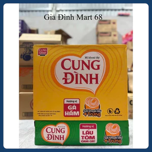 THÙNG MÌ TÔM CUNG ĐÌNH ĐỦ VỊ / THÙNG 30 GÓIx80G
