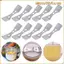 MONOSTYLE 10 chiếc Thiết bị định tâm Dụng cụ phụ trợ Kẹp bấc thủ công ba lỗ