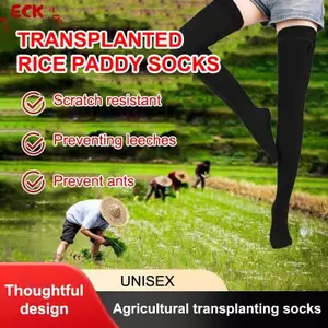 ECK Nặng Trồng Gạo Sos Ống Dài Chống Leech Chống Thấm Nước Trang Trại Làm Việc Trà Piing Unisex Chống Côn Trùng Thiên Trường Sos HOT