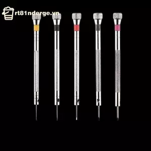 GE 5 Bộ tuốc nơ vít thép 0,8-1,6mm để sửa chữa đồng hồ Dụng cụ đồng hồ di động Loại bỏ dây đeo với chân liên kết Mini Dụng cụ làm đồng hồ VN