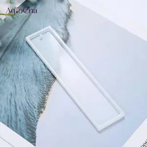AqToCna Hình Chữ Nhật Silicon Đánh Dấu Trang Khuôn Làm Nhựa Dính Trang Sức DIY AqToCna