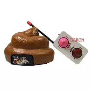 DARON Poop Trick Toy, Poop điều khiển từ xa âm thanh xì hơi thú vị, Đồ chơi trẻ em Xoay 360 di chuyển vui nhộn Poop Đồ chơi giải trí