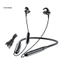 < CarFashion > Tai nghe đeo cổ Giảm tiếng ồn từ tính IPX5 Tai nghe tương thích Bluetooth không dây thể thao chống nước cho điện thoại di động