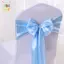 Khăn choàng Satin đầy màu sắc Đám cưới nơ ghế chất lượng cao cho vỏ bọc ghế Sash Tiệc sinh nhật Khách sạn Show Trang trí Bán buôn ELWW
