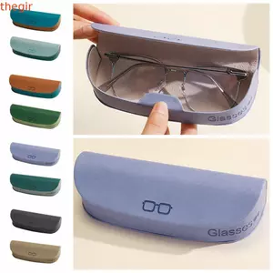 Hộp đựng kính râm THEGIRL8B EVA, Hộp đựng kính mắt chống áp suất di động, Hộp bảo vệ kính da PU có khóa chắc chắn thời trang Hộp bảo vệ kính cứng