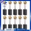10 chiếc 17 × 13 × 7mm Công cụ điện Bàn chải Carbon động cơ 999038 Cho Đen + vàng + bạc