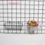 Giỏ đựng đồ trang trí bằng kim loại DIY Lưới sắt Chậu hoa Kệ treo tường Nghệ thuật Khung treo lưới Màn hình Ra Trang trí nhà cửa