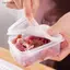 Ziyulinyuk Thịt Hộp Bảo Quản Di Động Tủ Lạnh Rau Quả Tươi Giữ Hộp Tổ Chức Hộp Phô Mai Trong Suốt Nhà Bếp VN
